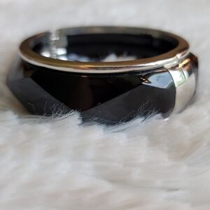 Bracelet Black Silver Costume‎ Jewelry